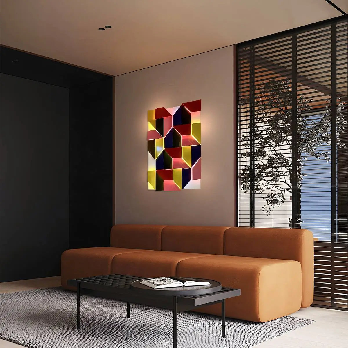 Feyran Shadows Grand Wall Sconce Lamp