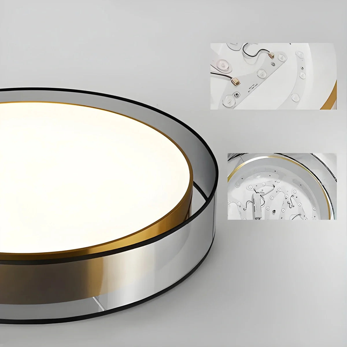 Feyran Simple Round LED Copper Pendant Light Ceiling Lamp