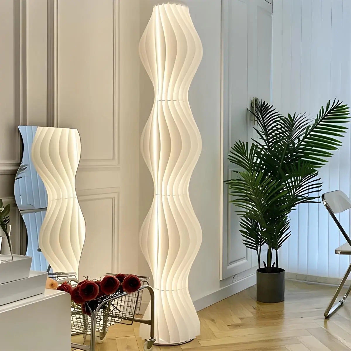 Feyran Wave Column Floor Lamp for Living Room Bedroom