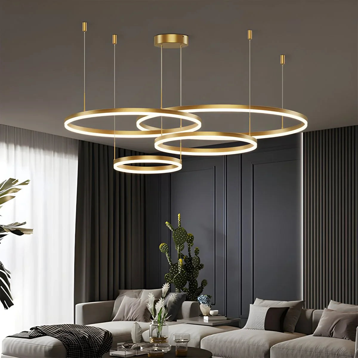 Feyran Modern Wireless Ring Chandelier Ceiling Lamp