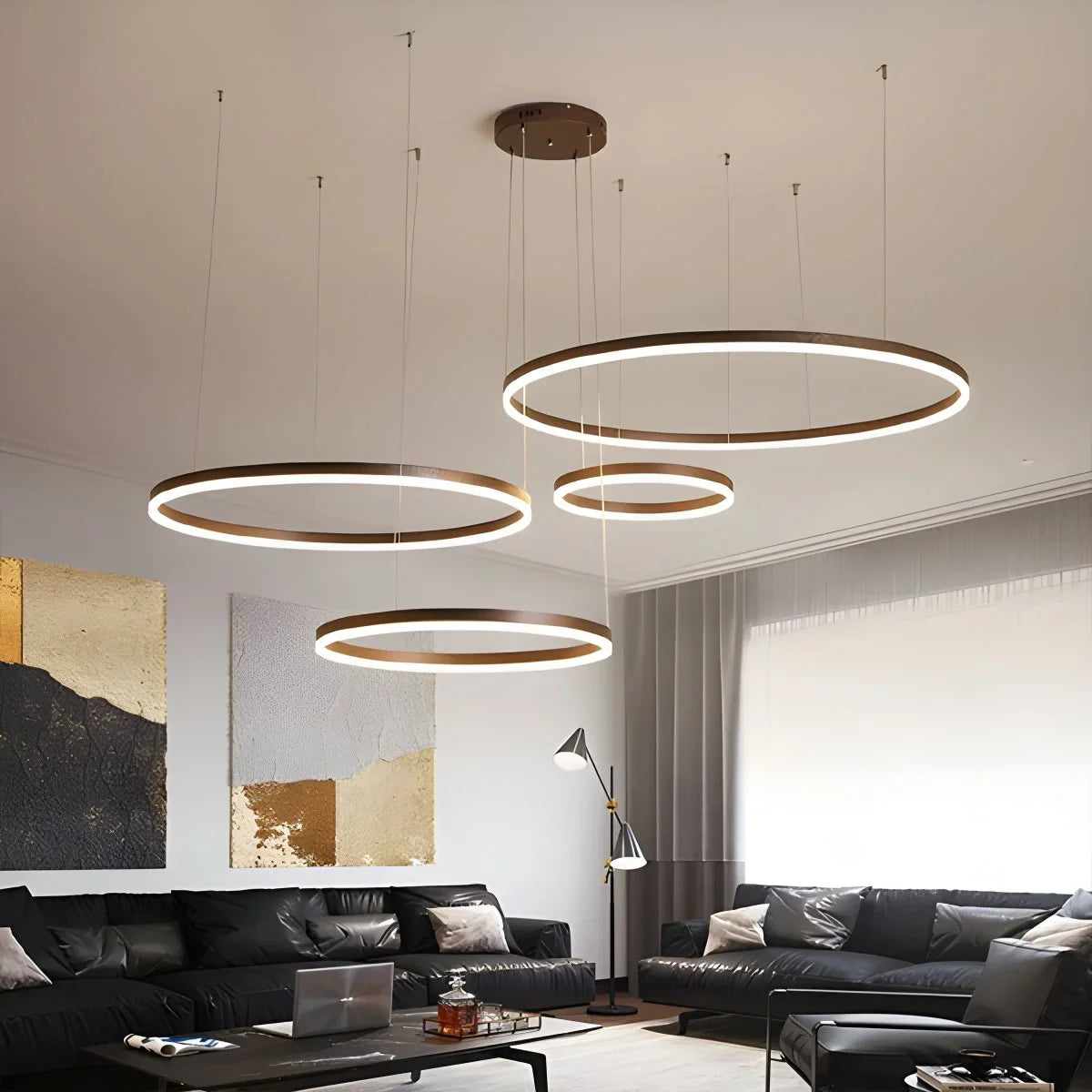 Feyran Modern Wireless Ring Chandelier Ceiling Lamp