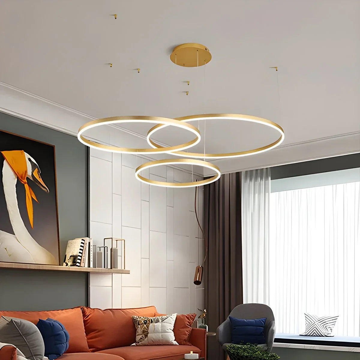 Feyran Modern Wireless Ring Chandelier Ceiling Lamp