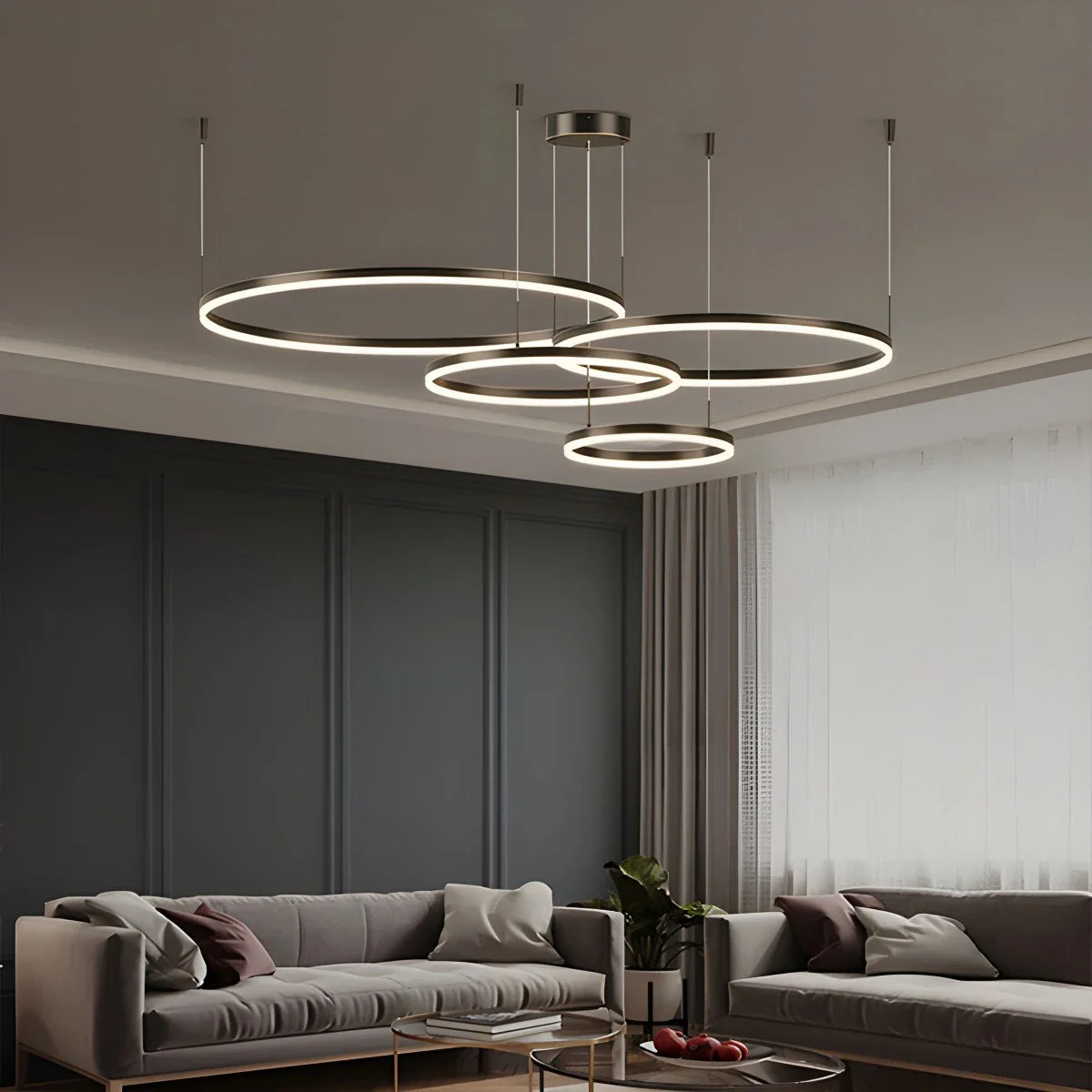 Feyran Modern Wireless Ring Chandelier Ceiling Lamp