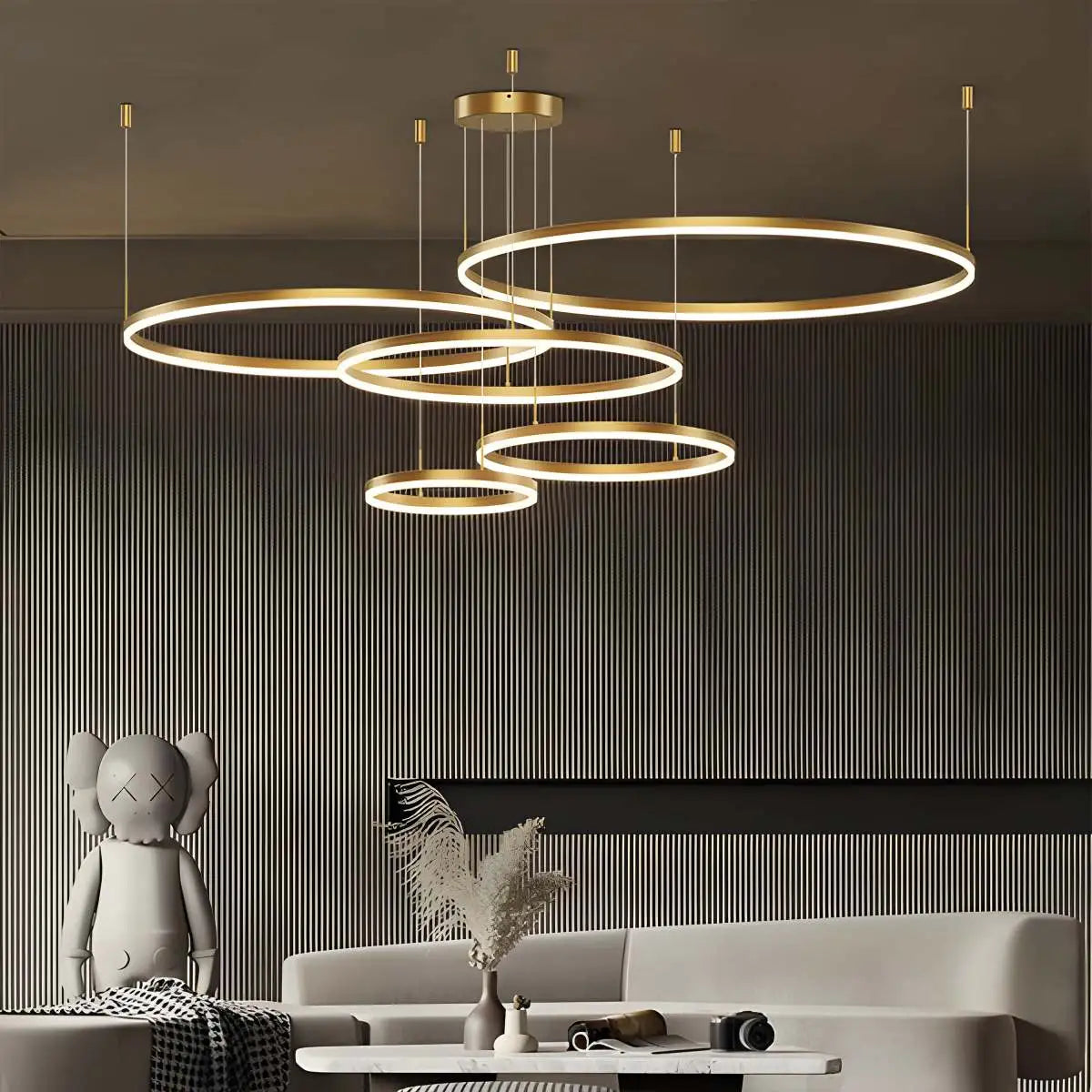 Feyran Modern Wireless Ring Chandelier Ceiling Lamp