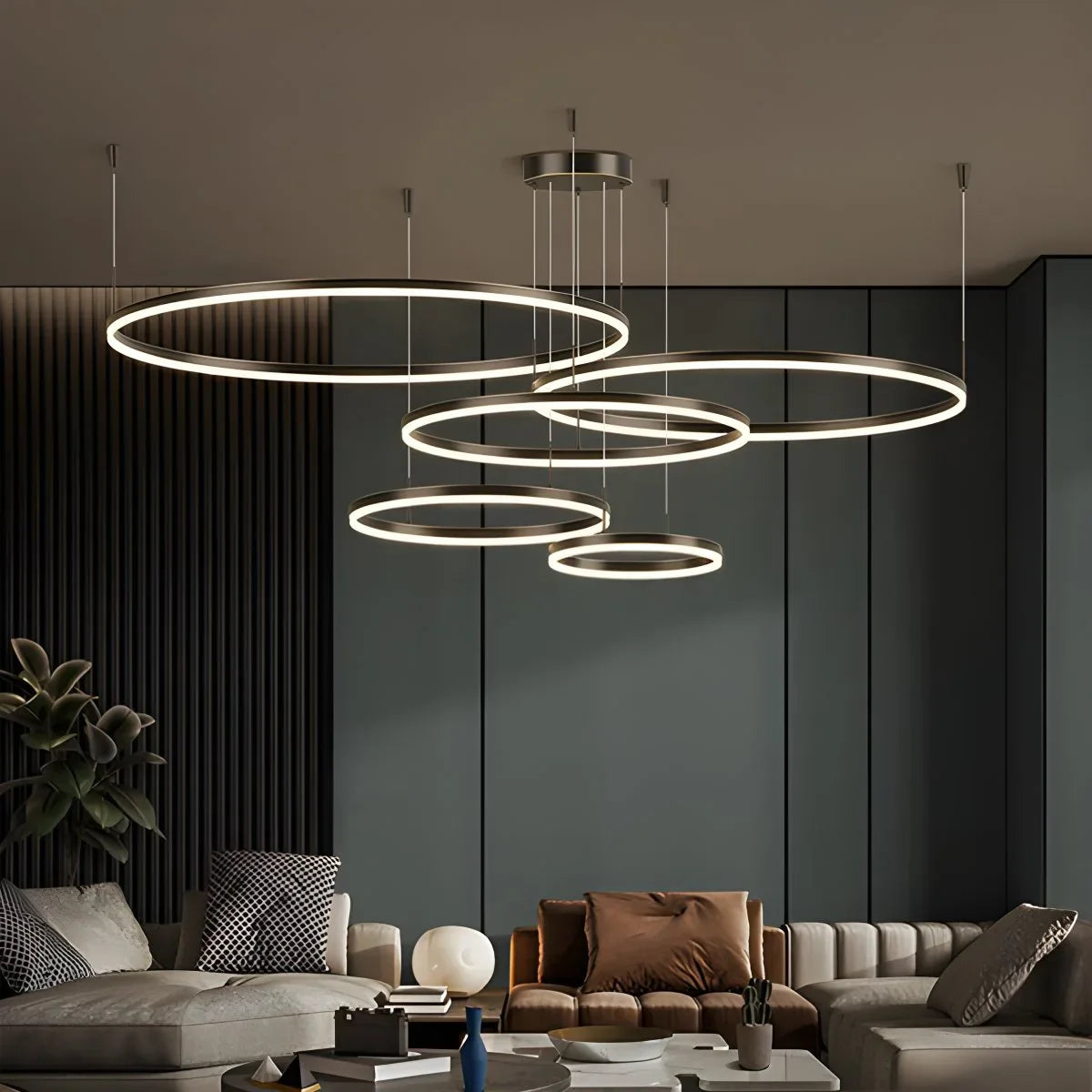 Feyran Modern Wireless Ring Chandelier Ceiling Lamp