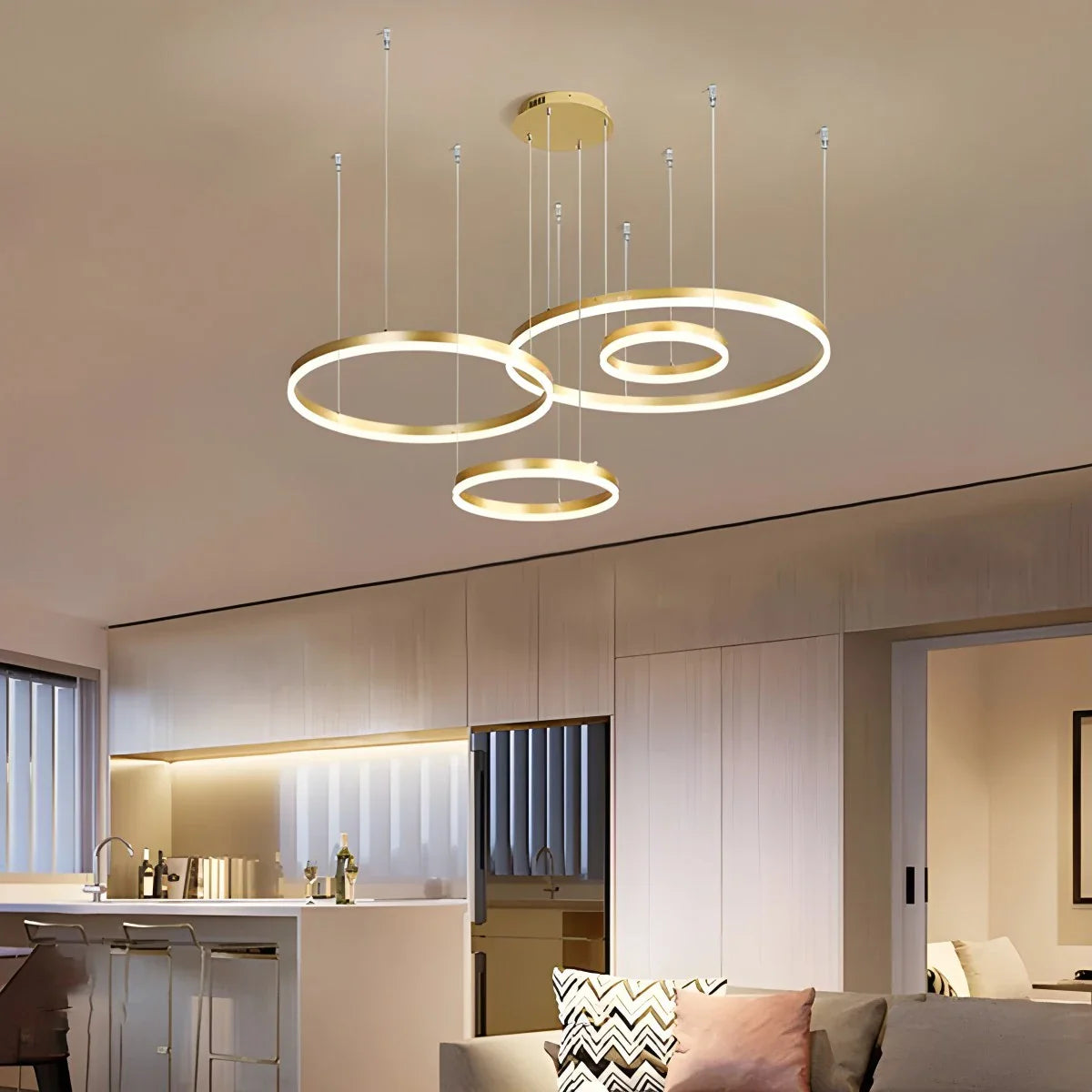 Feyran Modern Wireless Ring Chandelier Ceiling Lamp