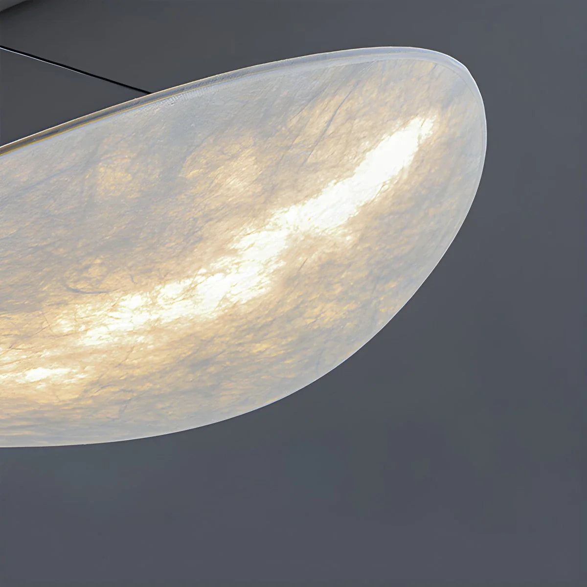 Feyran Zen Art Cloud Shape Silk Pendant Light for Living Room