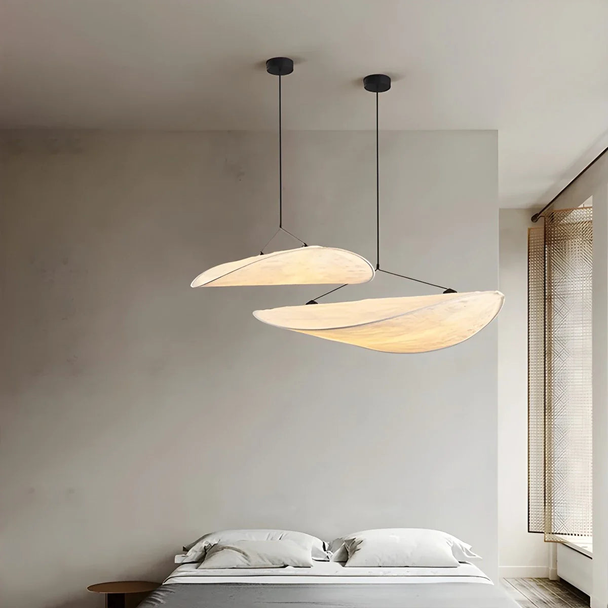Feyran Zen Art Cloud Shape Silk Pendant Light for Living Room