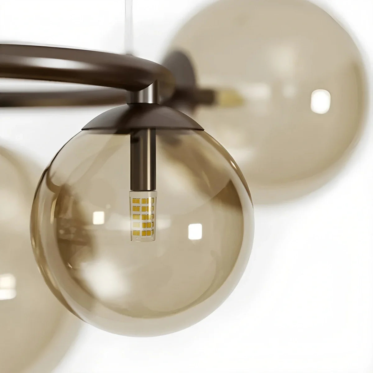 Feyran Luxurious Single-Tone Glass Spheres Chandelier