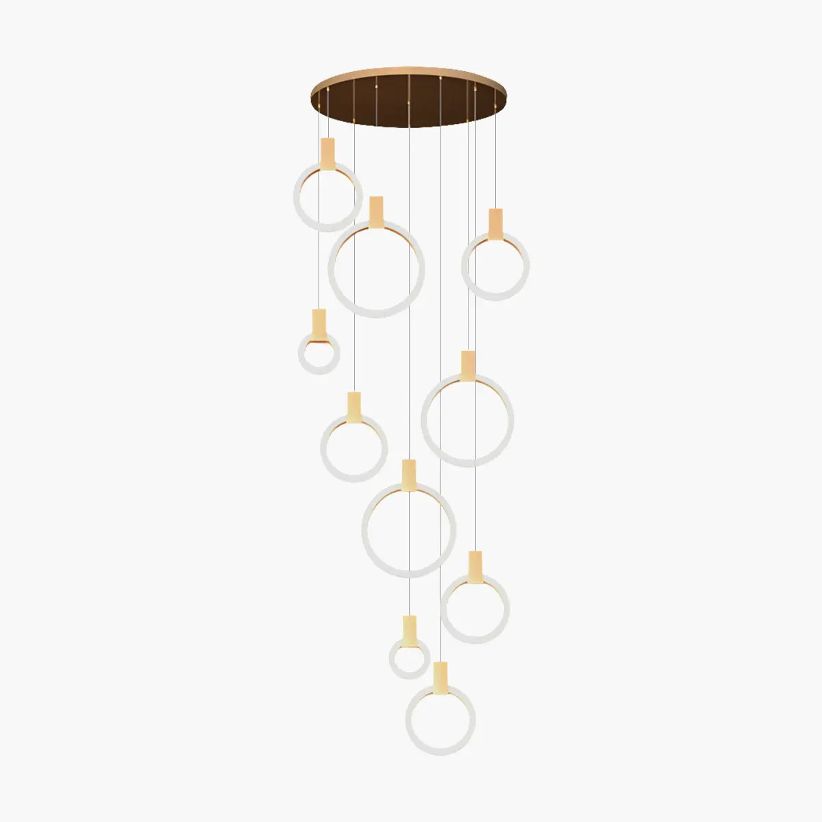 Feyran Modern Large Staircase Hanging Chandelier