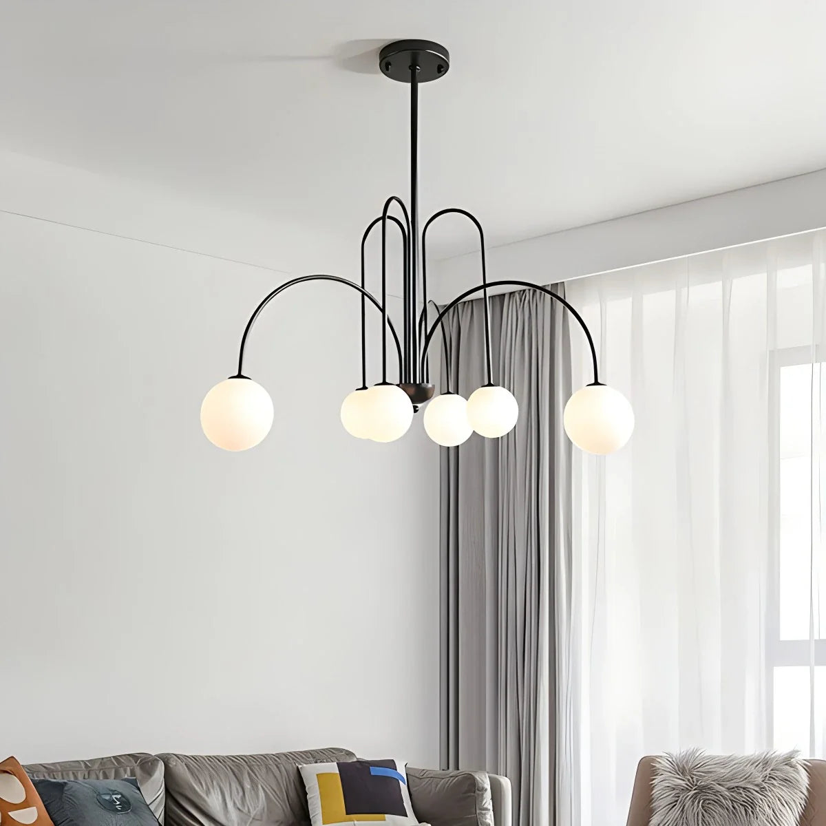 Feyran Avi Double Layer Glass Chandelier