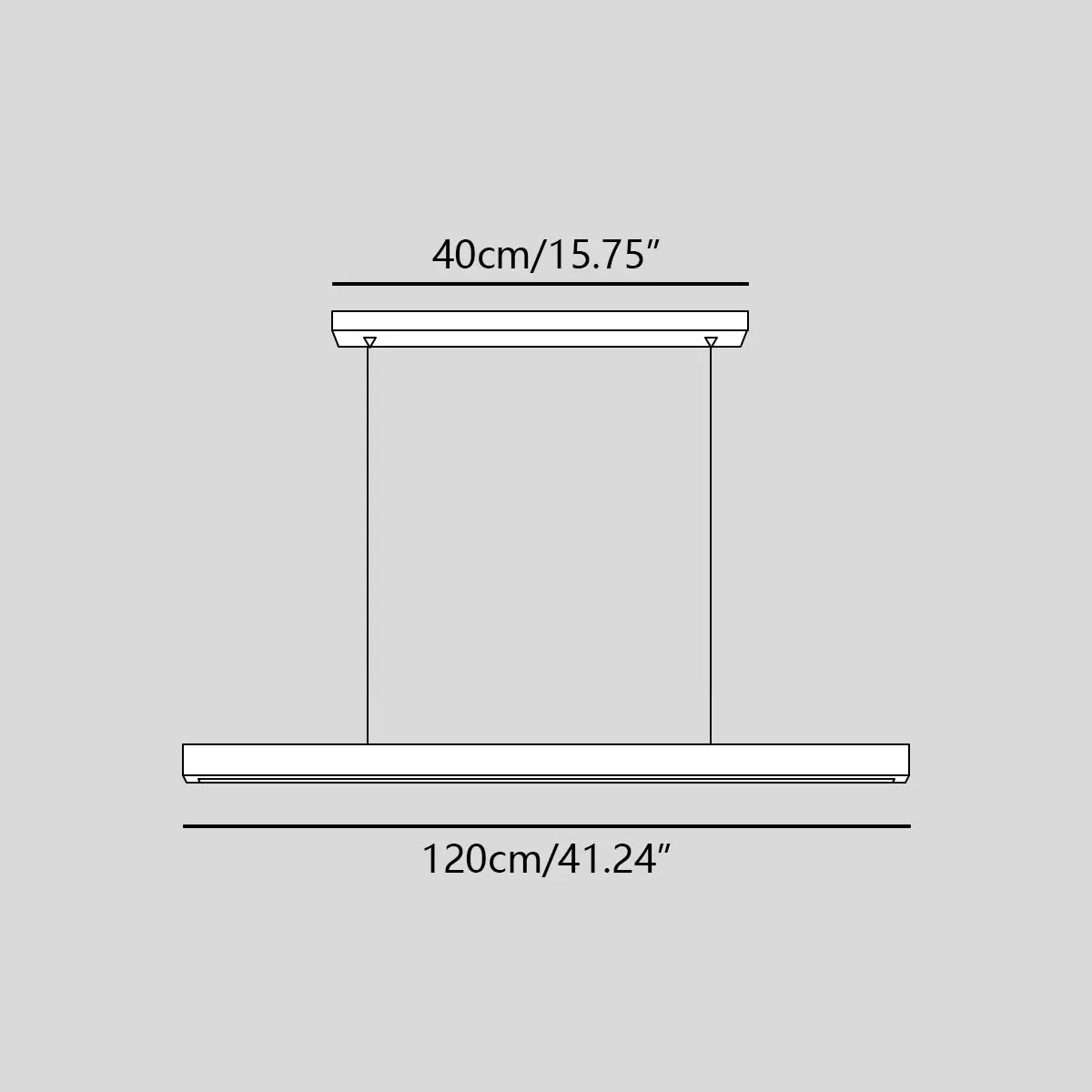 Feyran Fulbert Linear Wooden Pendant Light for Kitchen