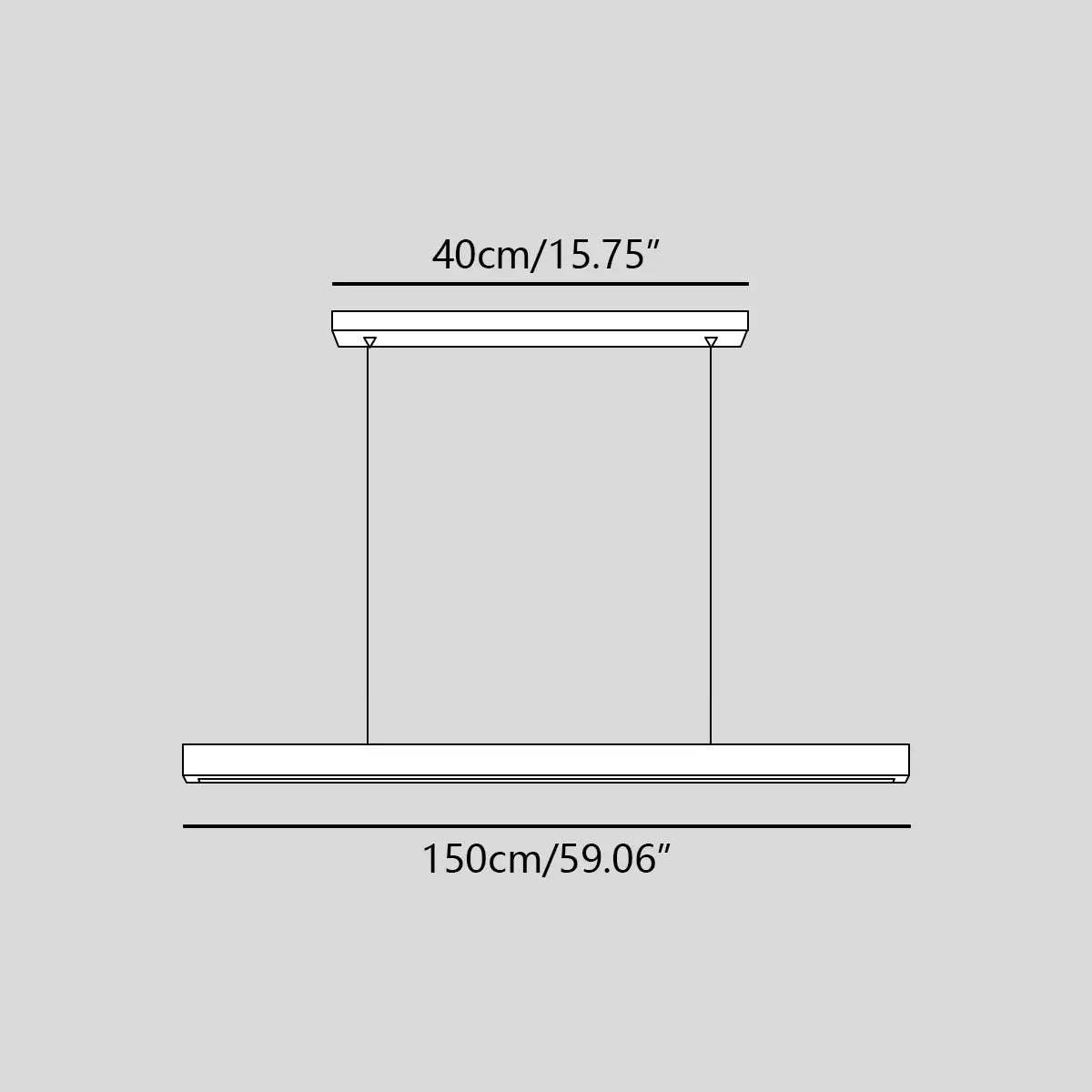 Feyran Fulbert Linear Wooden Pendant Light for Kitchen