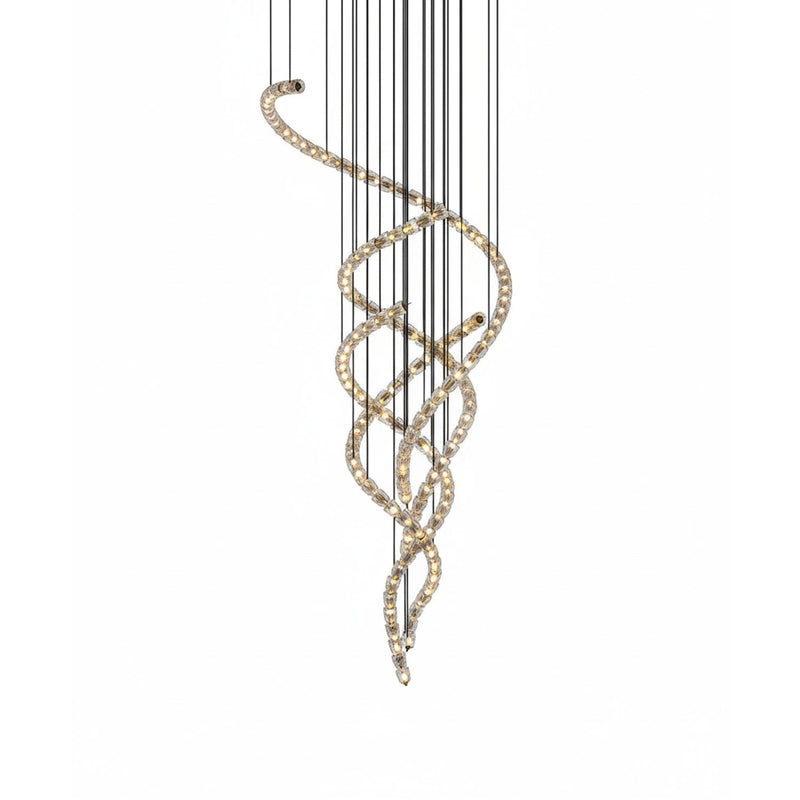 Gabriel Gold Crystal Chandelier