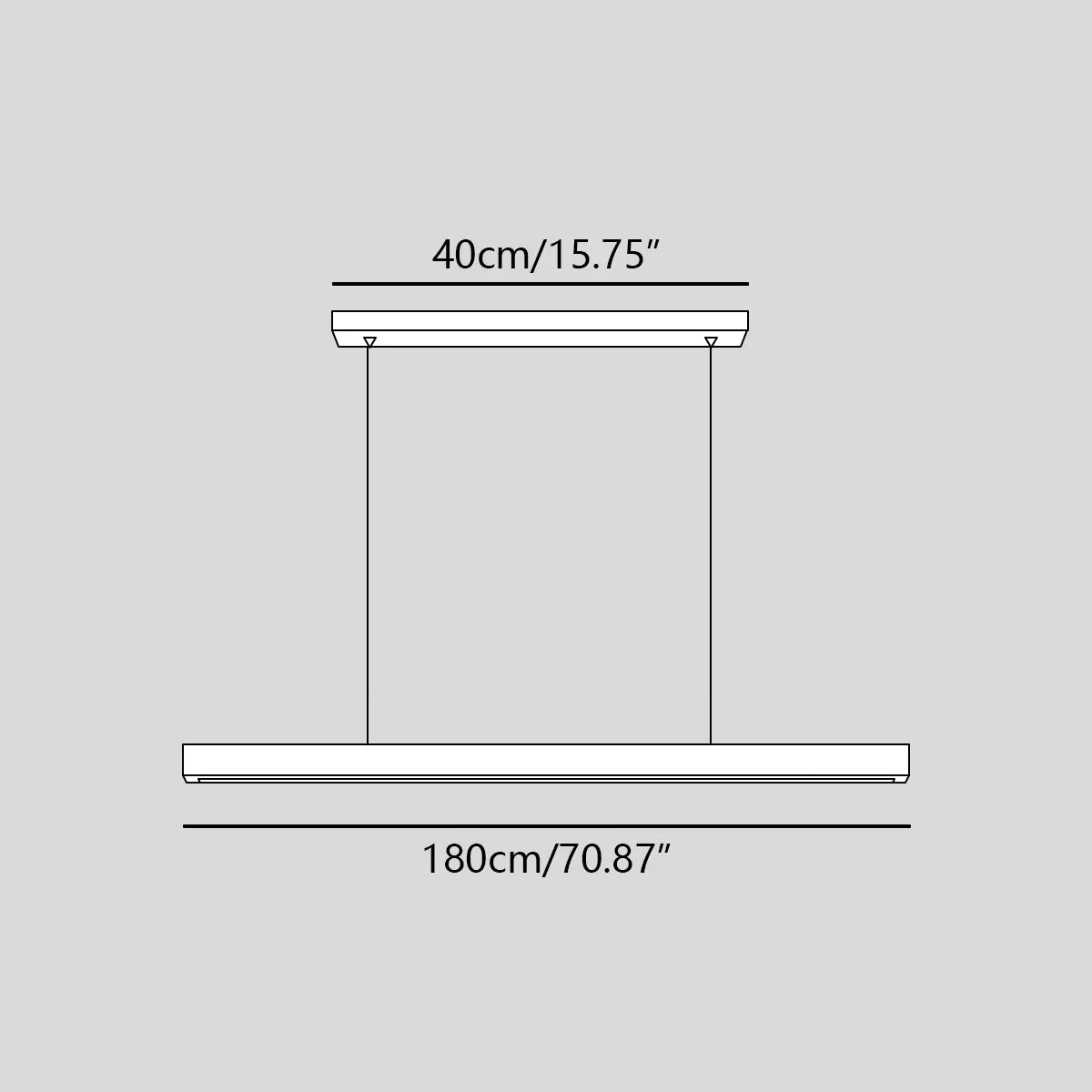 Feyran Fulbert Linear Wooden Pendant Light for Kitchen