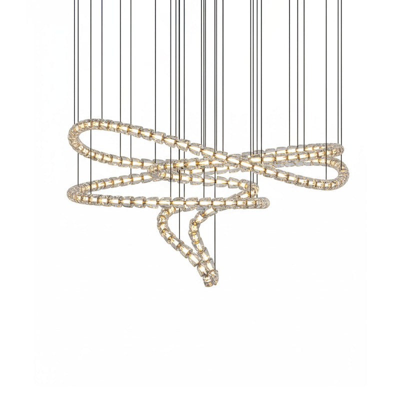 Gabriel Gold Crystal Chandelier