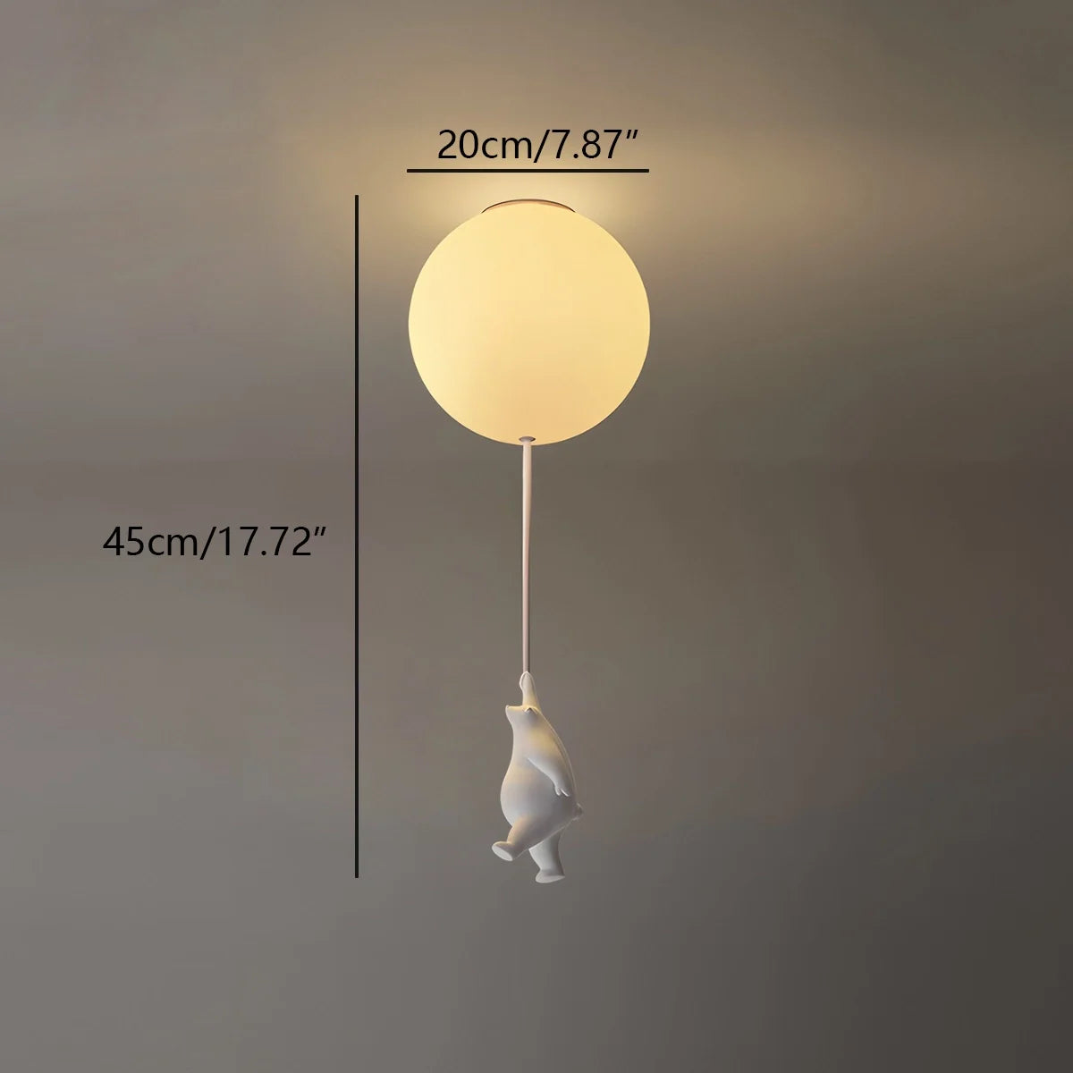 Feyran Modern Cartoon Balloon Bear Ceiling Light