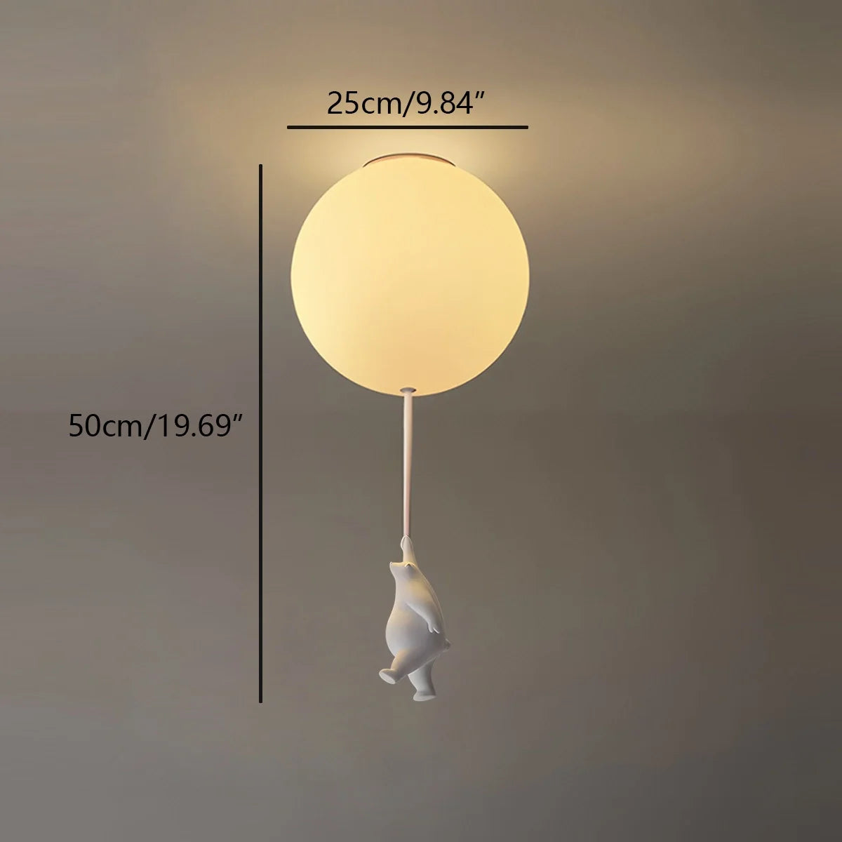 Feyran Modern Cartoon Balloon Bear Ceiling Light