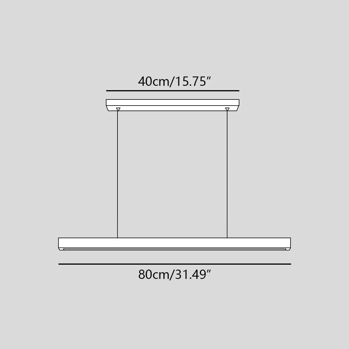 Feyran Fulbert Linear Wooden Pendant Light for Kitchen