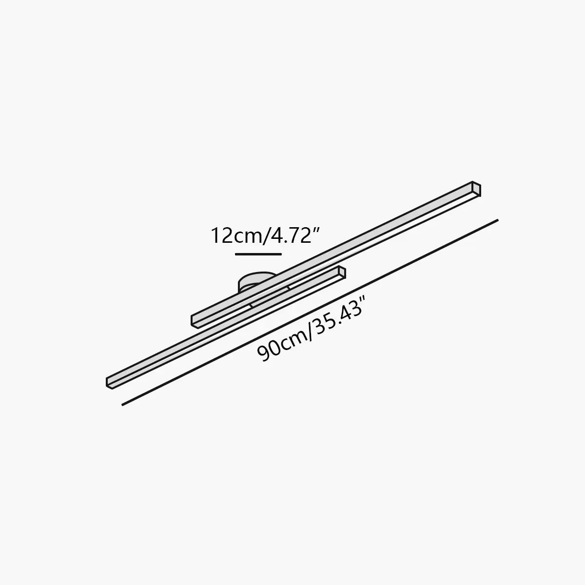 Feyran Simple Linear Ceiling Light for Living Room