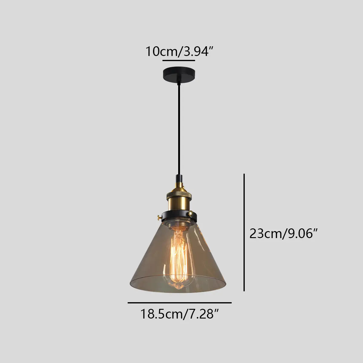 Feyran Mabel Glass Pendant Light for Kitchen Island