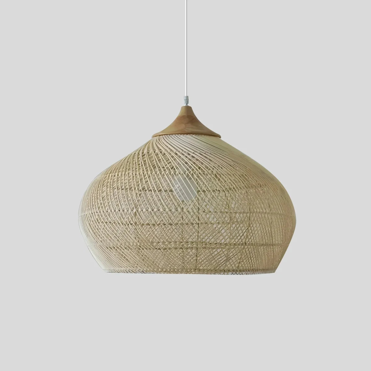 Feyran Rattan Lantern Pendant Light for Dining Room