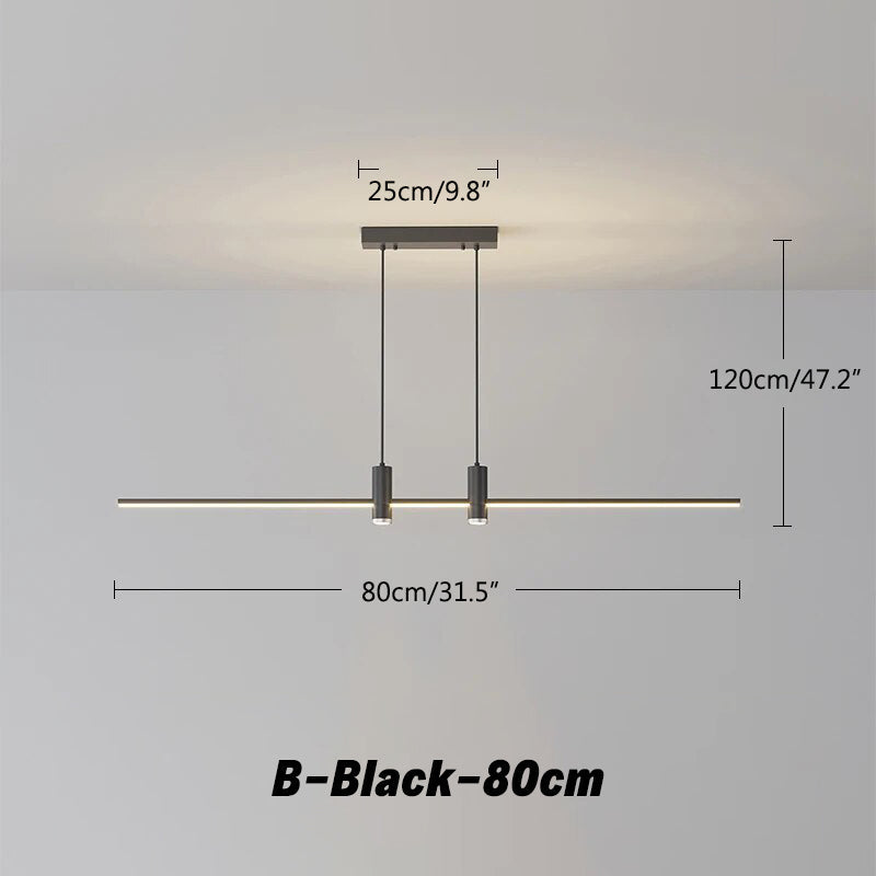 Feyran Modern Minimalist Linear LED Pendant Light