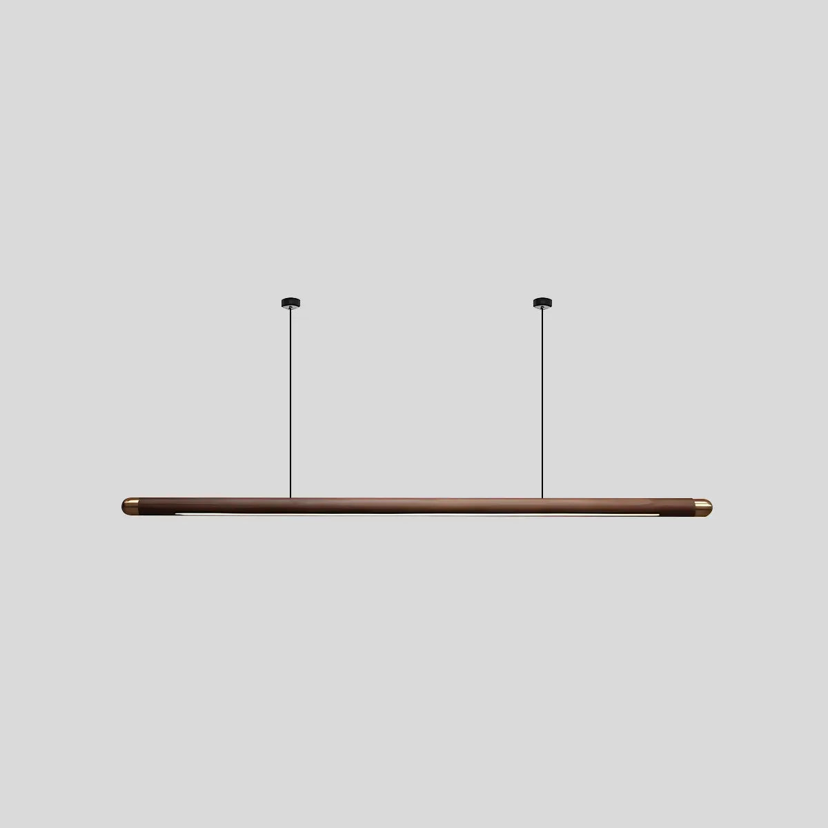 Feyran Svelte Wood Linear Pendant Light for Kitchen