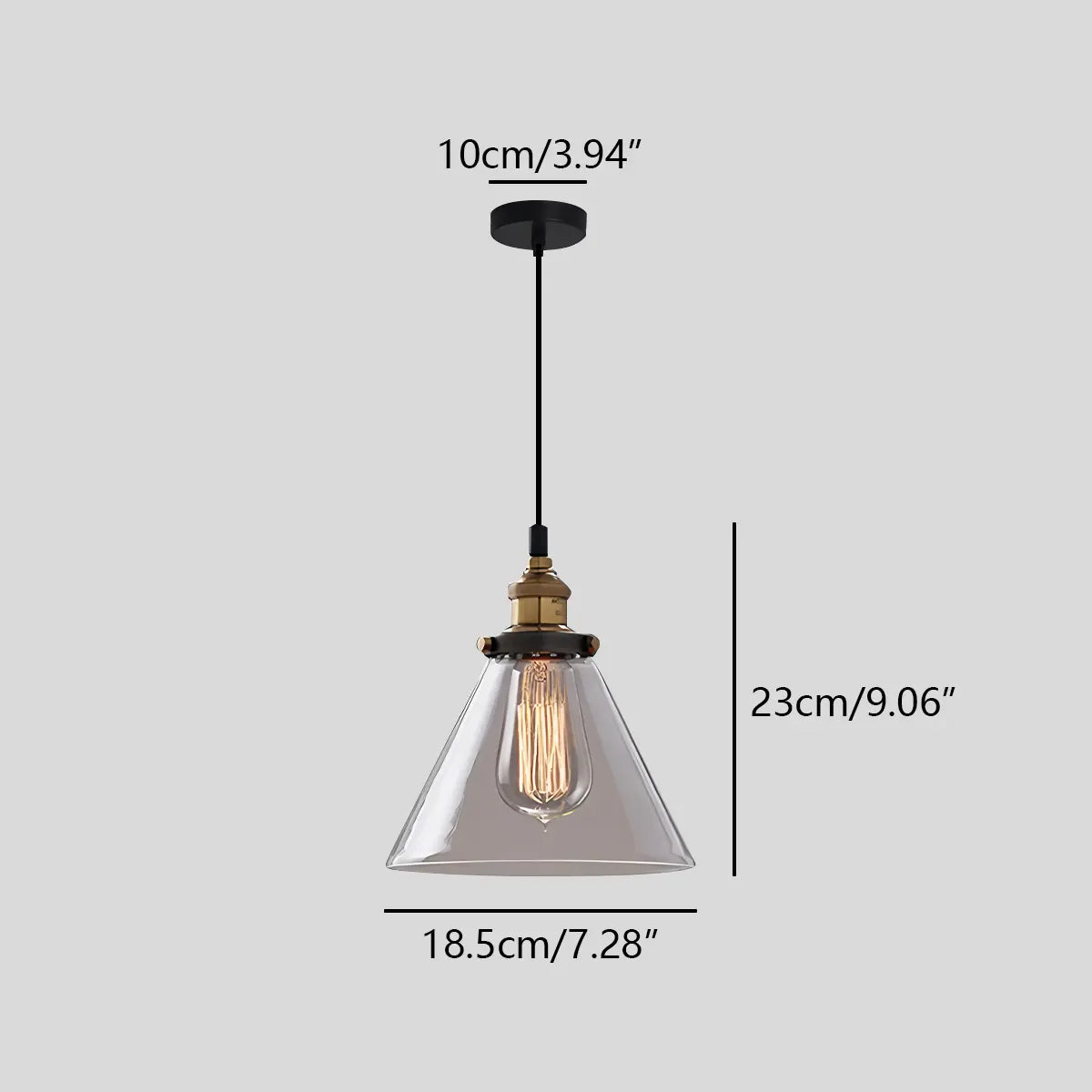 Feyran Mabel Glass Pendant Light for Kitchen Island