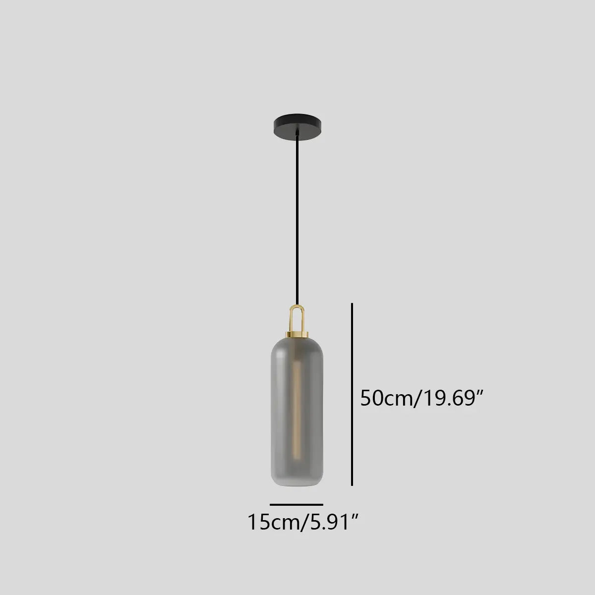 Feyran Kanani Frosted Glass Pendant Light for Kitchen