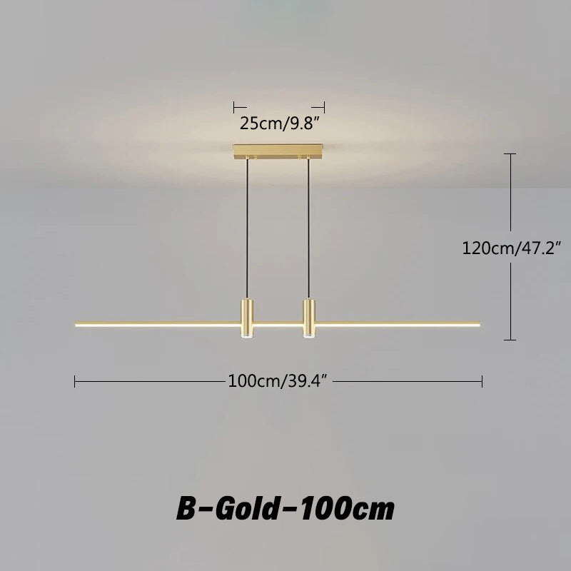 Feyran Modern Minimalist Linear LED Pendant Light