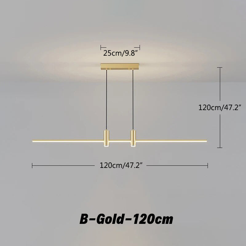Feyran Modern Minimalist Linear LED Pendant Light
