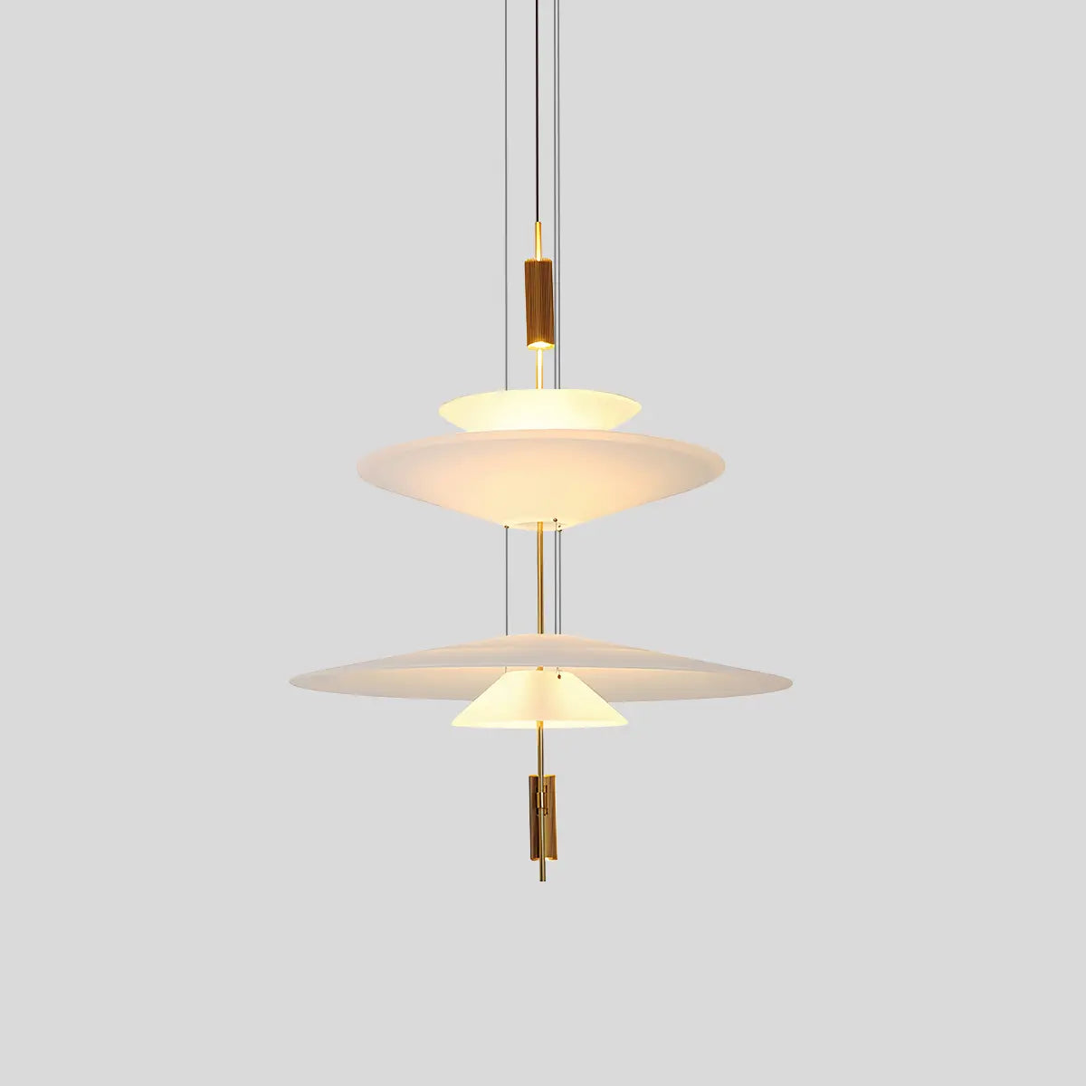 Feyran Layered Disc Pendant Light for Dining Room