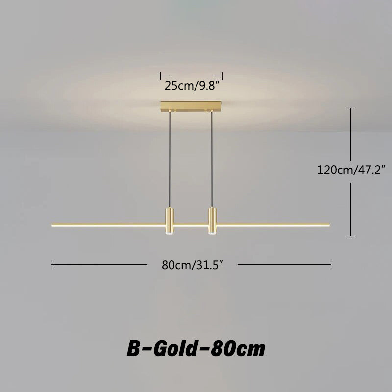 Feyran Modern Minimalist Linear LED Pendant Light