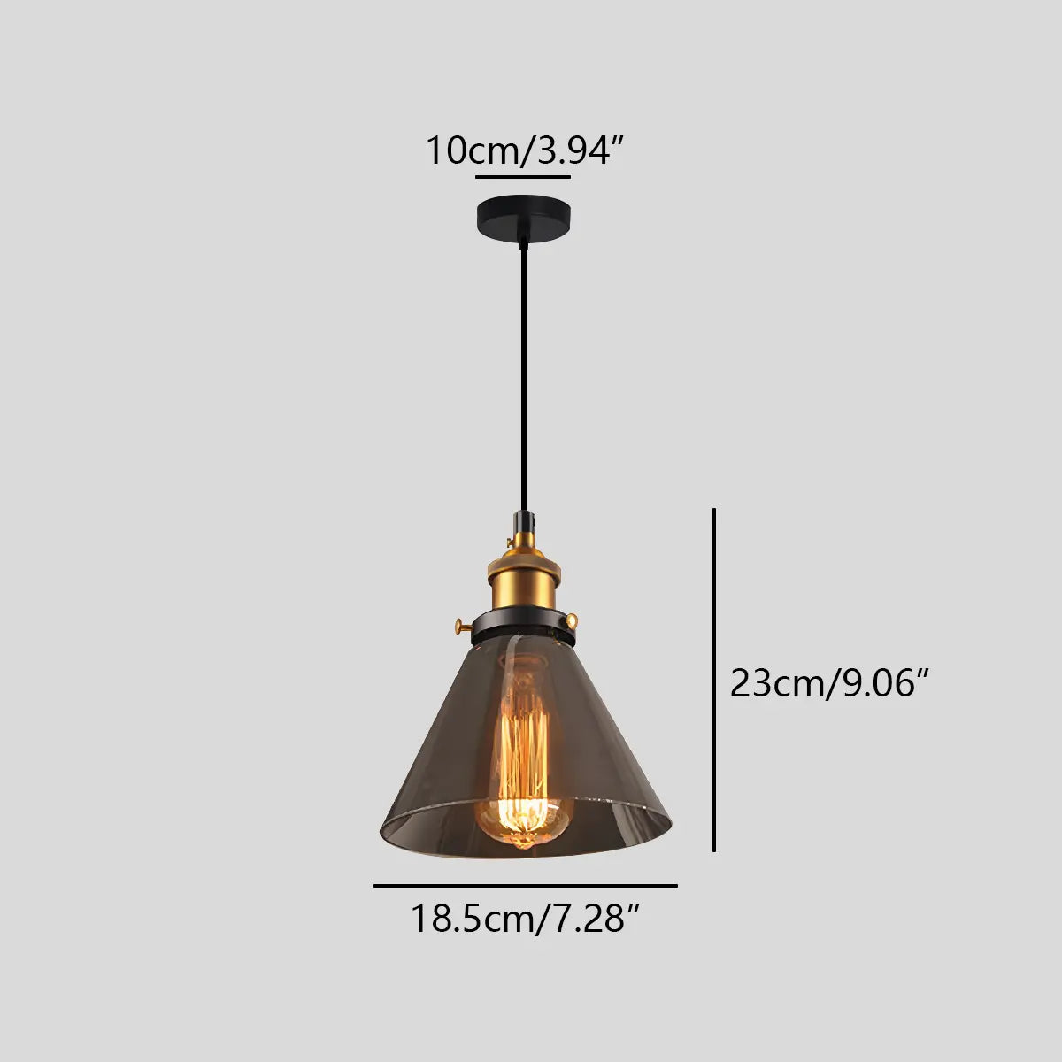 Feyran Mabel Glass Pendant Light for Kitchen Island