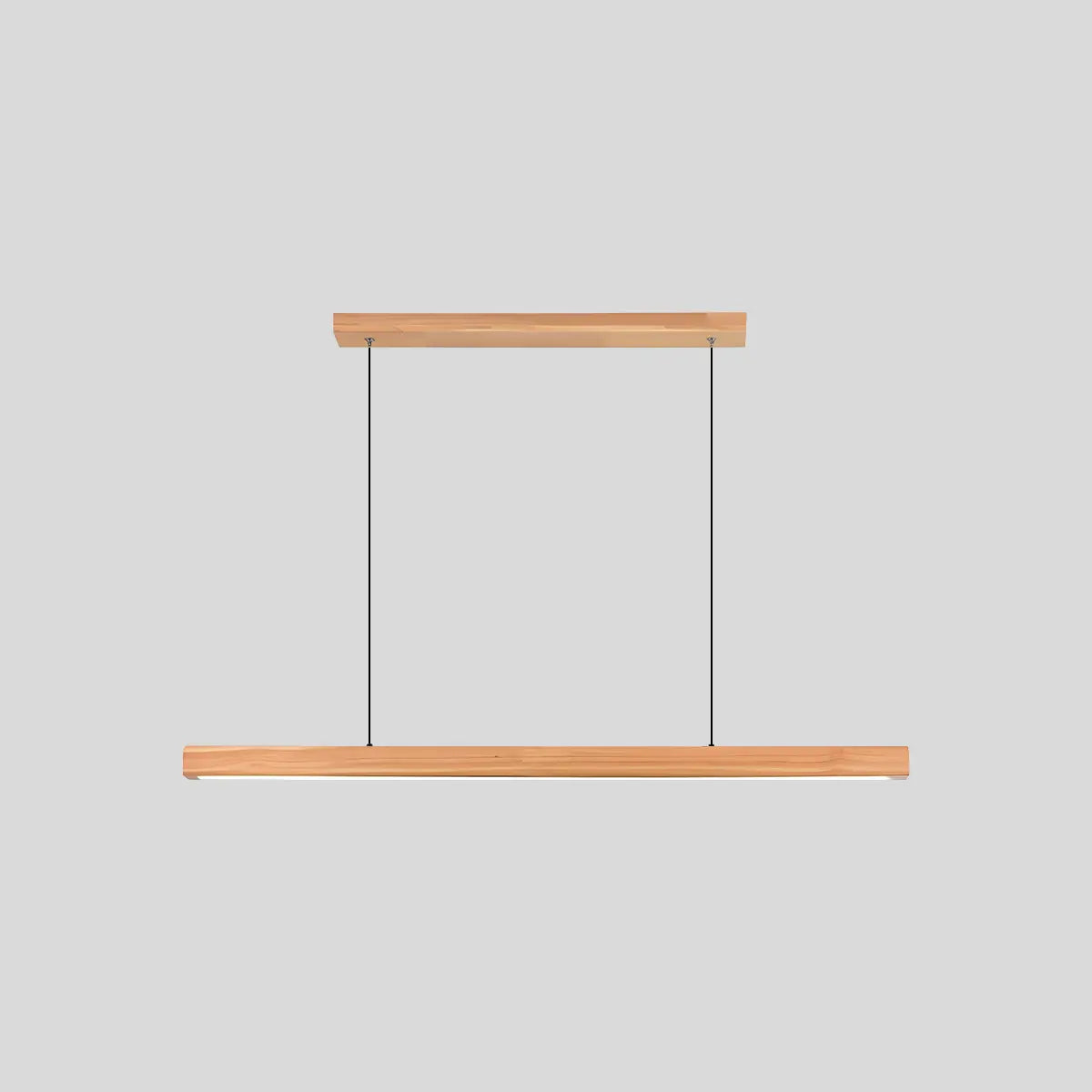 Feyran Fulbert Linear Wooden Pendant Light for Kitchen