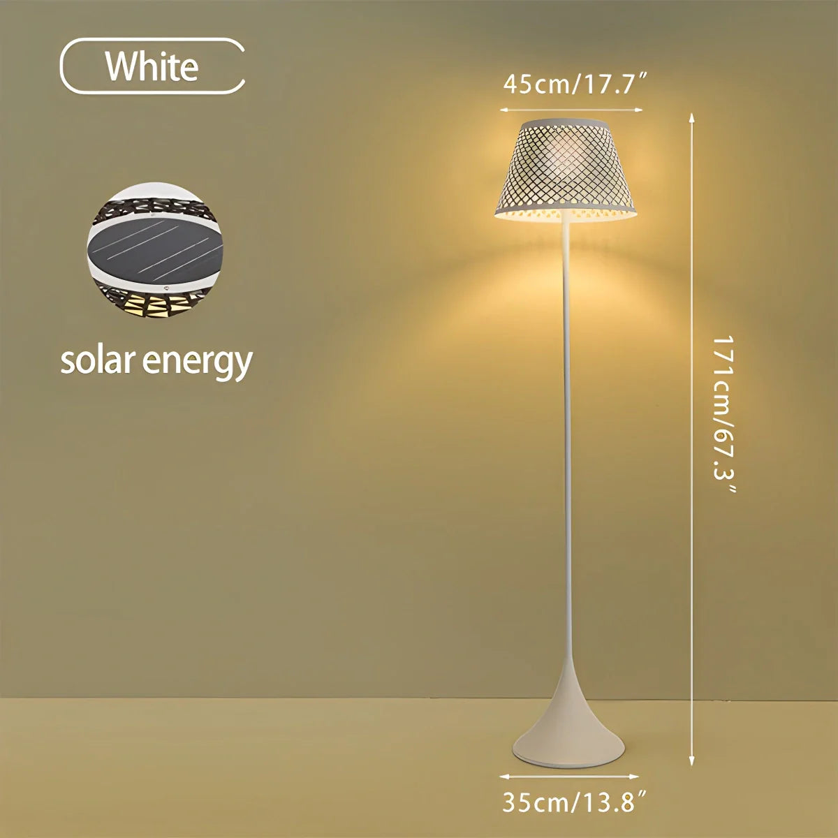 Feyran Vine Woven Floor Lamp for Outdoor