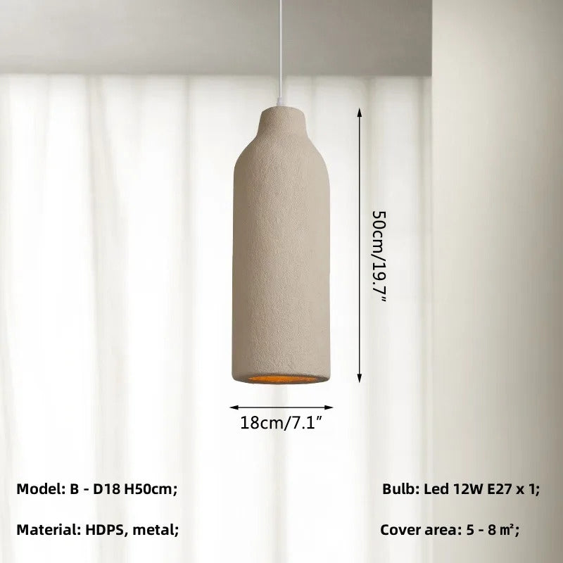 Feyran Simple Gypsum Pendant Lights for Dining Room