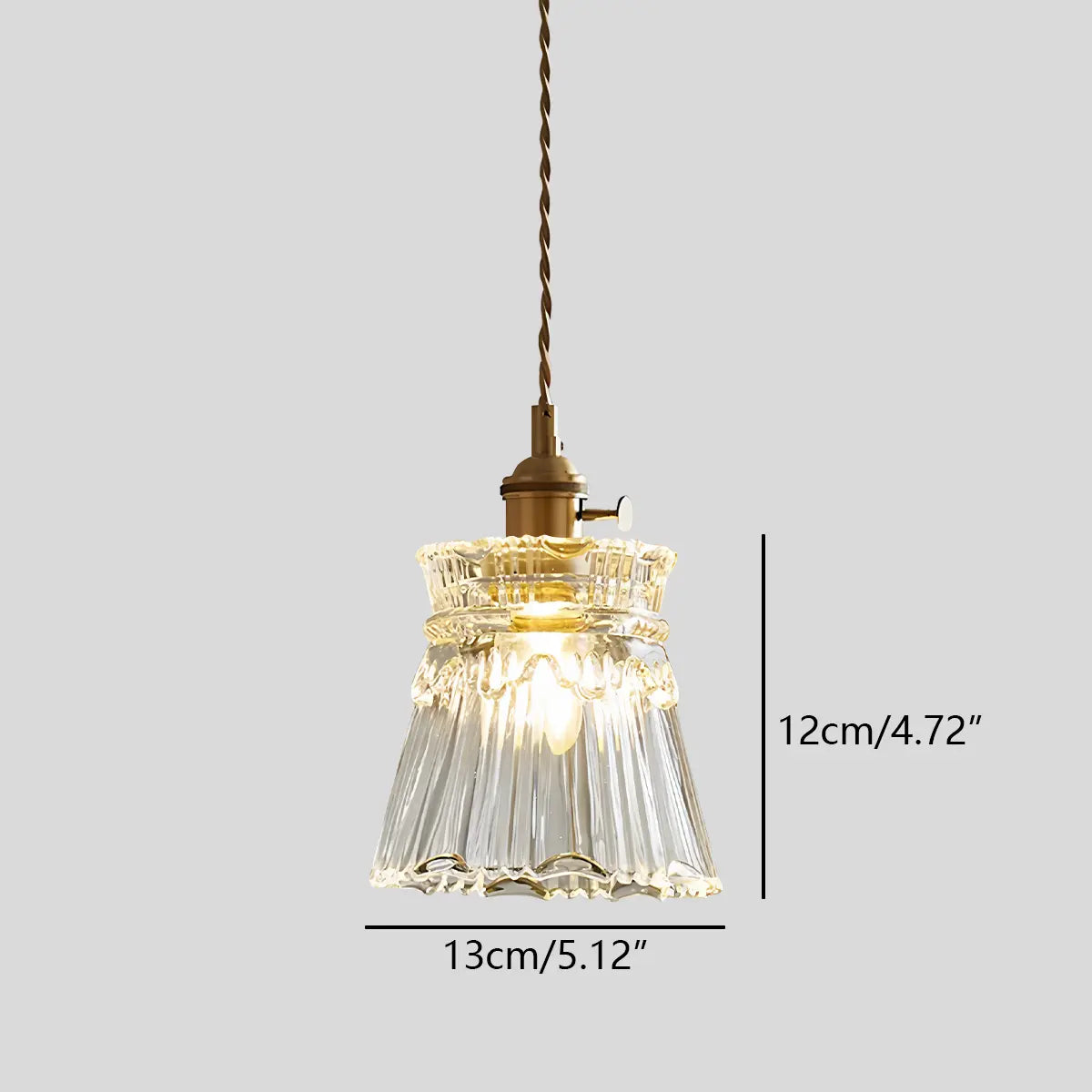 Feyran Isabel Glass Pendant Light for Kitchen Island