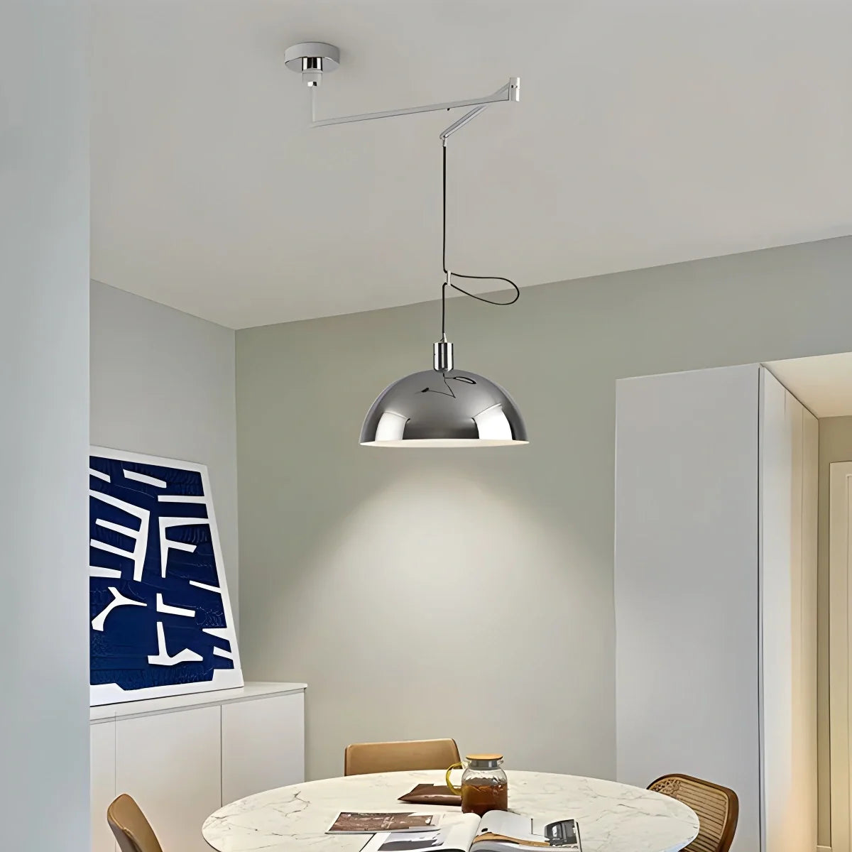 Feyran Bauhaus Creative Rocker Glass Pendant Light