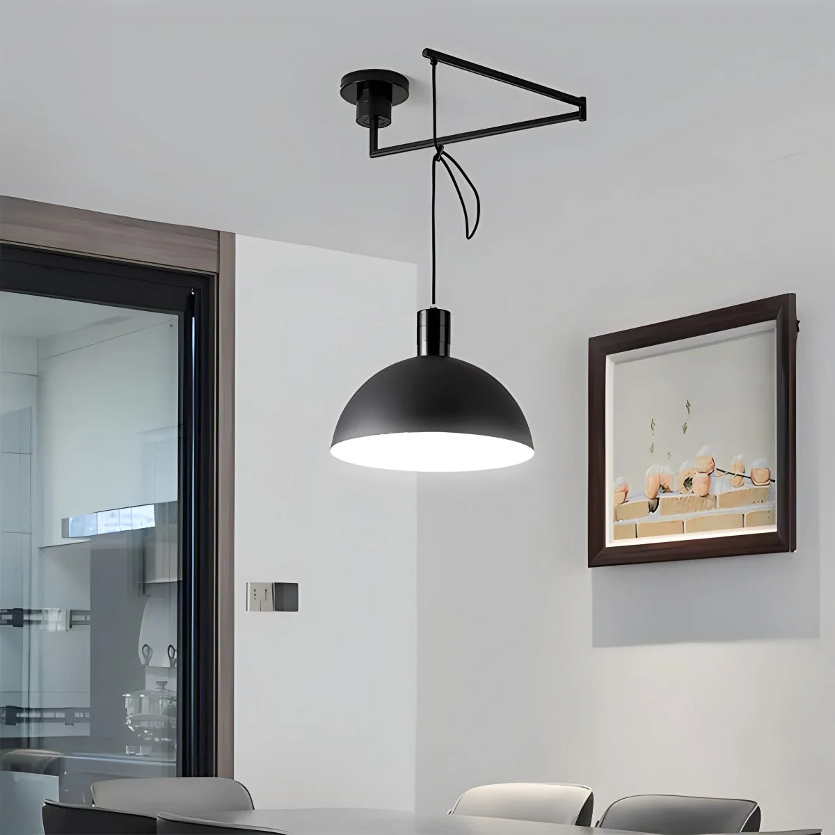 Feyran Bauhaus Creative Rocker Glass Pendant Light