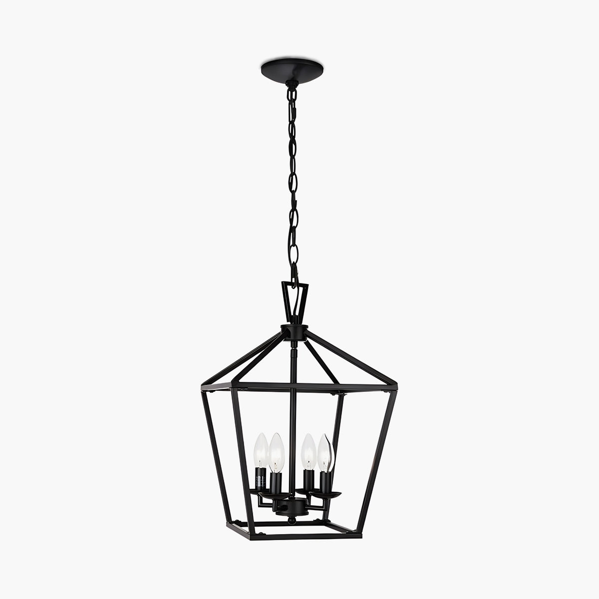Feyran Bird Cage Iron Pendant Lamp for Dining Room