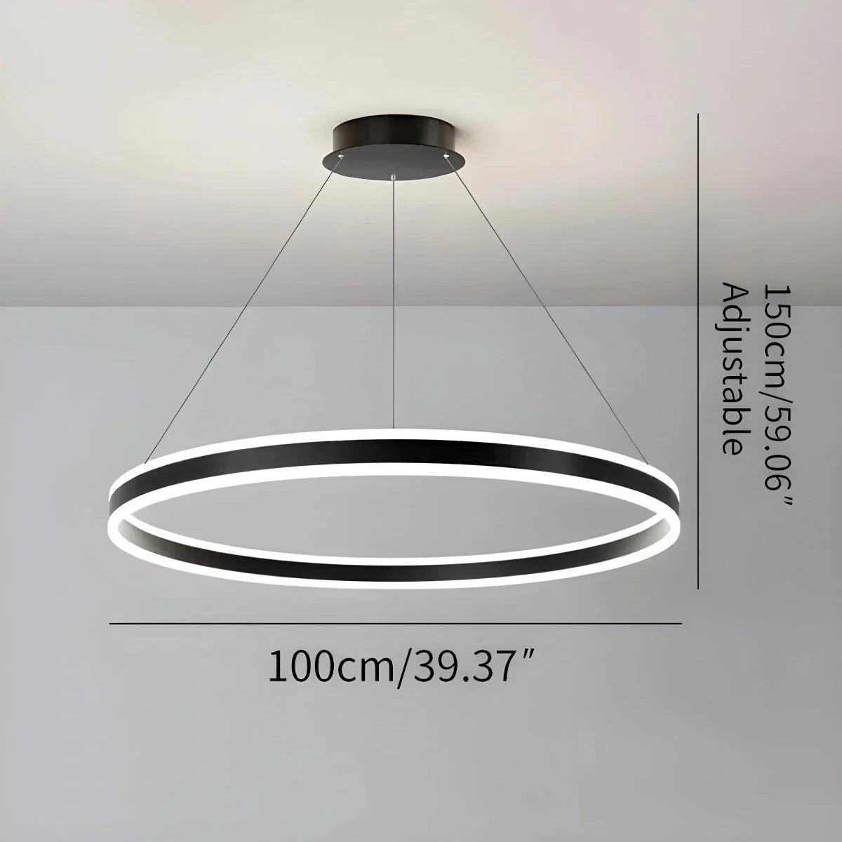 Feyran Circle Layered Living Room Chandelier