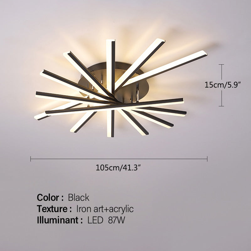 Feyran LED Strip Fan-Shaped Ceiling Lamp