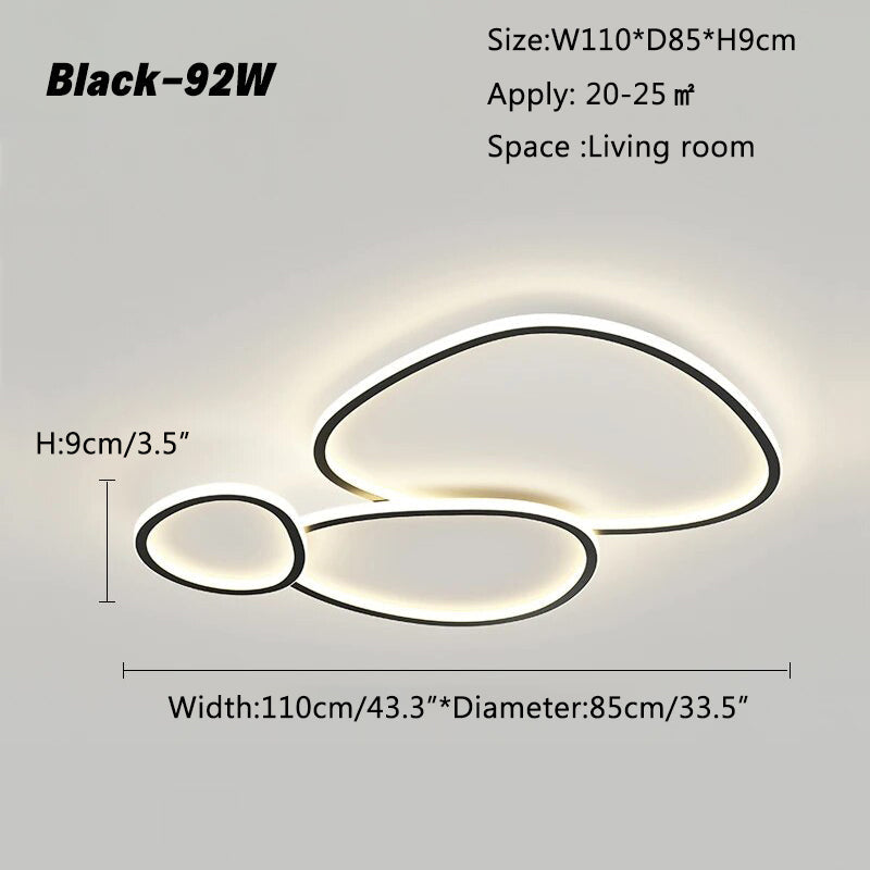 Feyran Creative Ring Ceiling Light for Living Room
