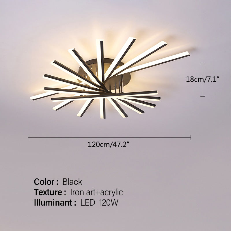 Feyran LED Strip Fan-Shaped Ceiling Lamp