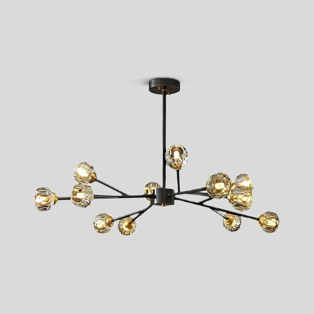 Feyran Crystal Ball Round Cluster Chandelier
