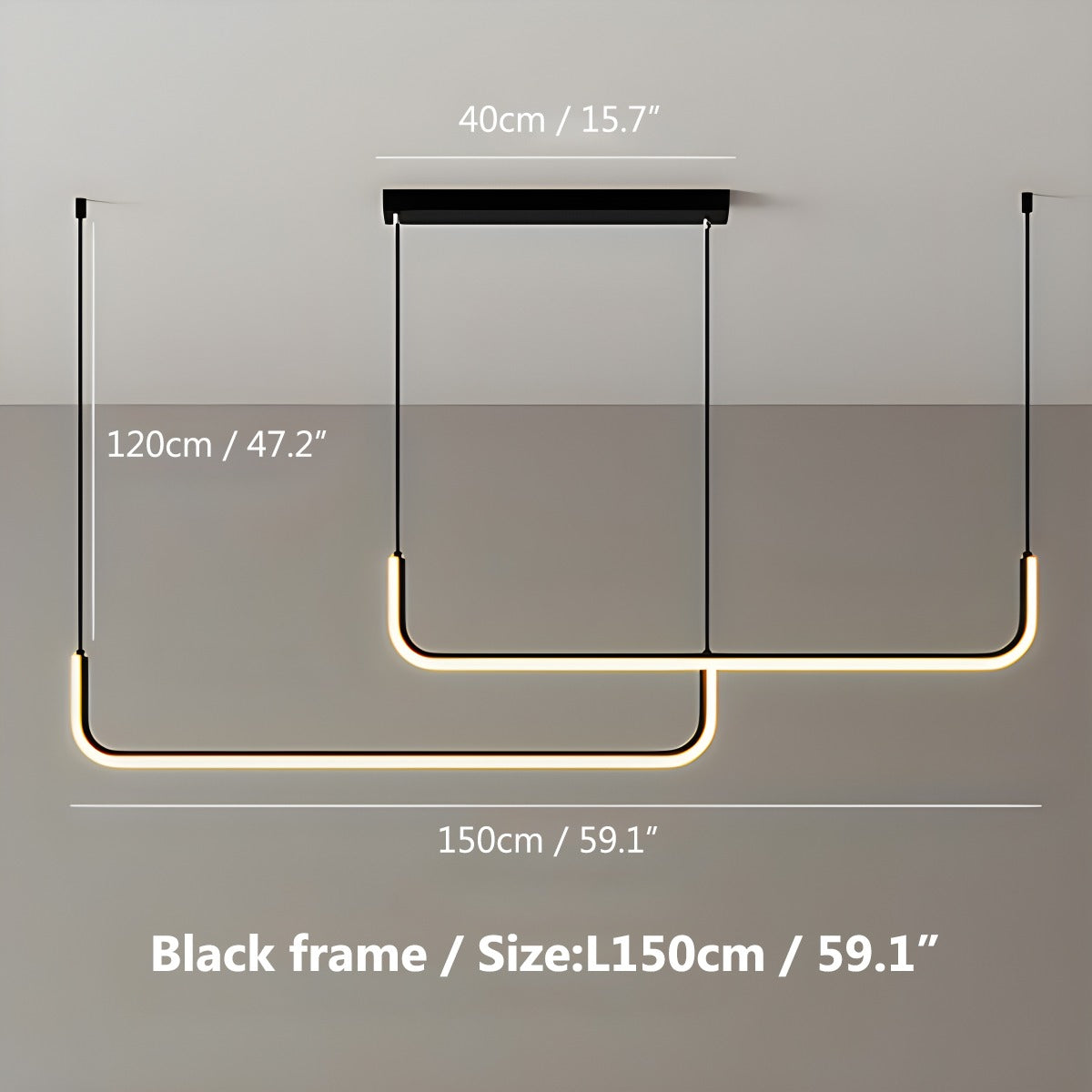 Feyran Modern LED Ceiling Chandelier for Living Room