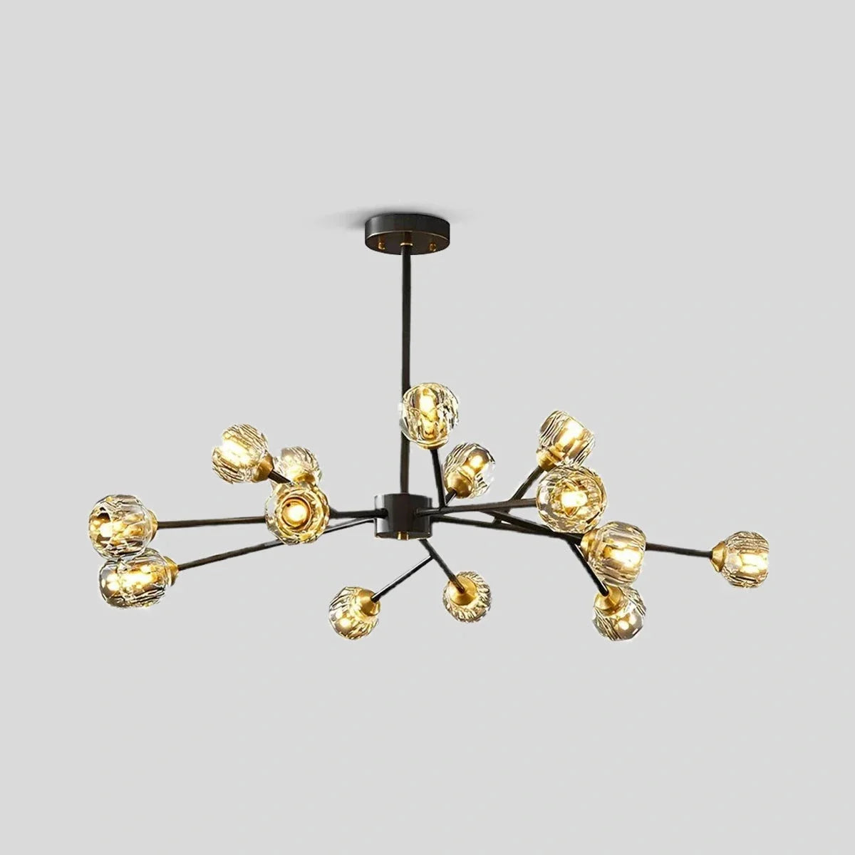 Feyran Crystal Ball Round Cluster Chandelier