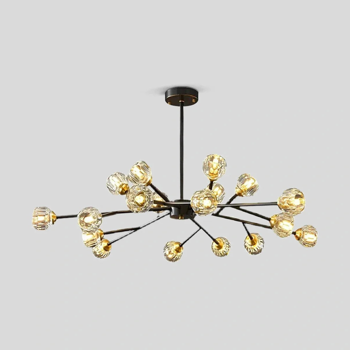 Feyran Crystal Ball Round Cluster Chandelier
